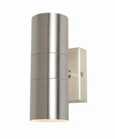 FORUM LIGHTING LETO UP & DOWN WALL LIGHT STAINLESS STEEL ZN-20941-BLK