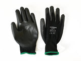 Atlanta black pu gloves size 10