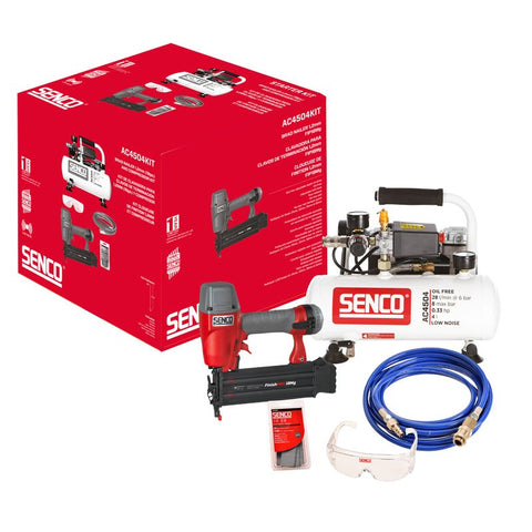 Senco AC4504 18 Gauge FinishPro18Mg Brad Nailer and AC4504 Compressor Kit