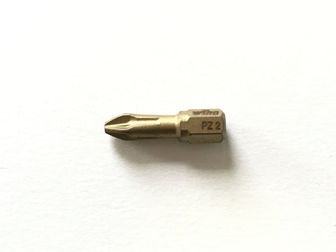 Pozi no.2 Titanium insert bit 25mm