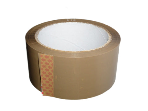 50mm x 66m brown packing tape