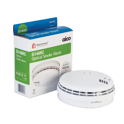 Aico EI146RC 240v Optical Smoke Alarm + Base