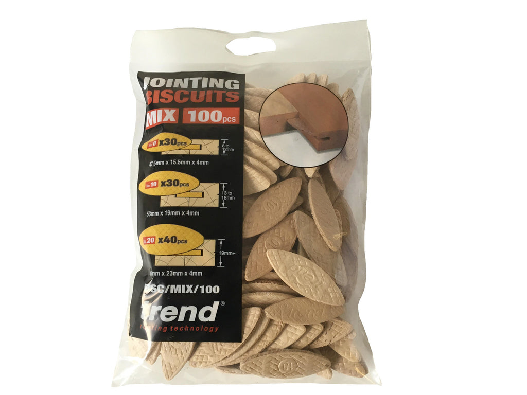 Trend bag of 100 mixed biscuits