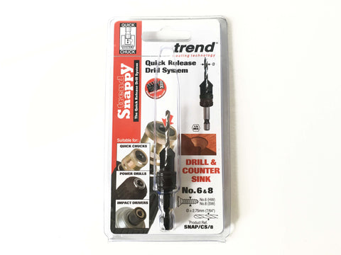 Snappy 8g hss drill/countersink