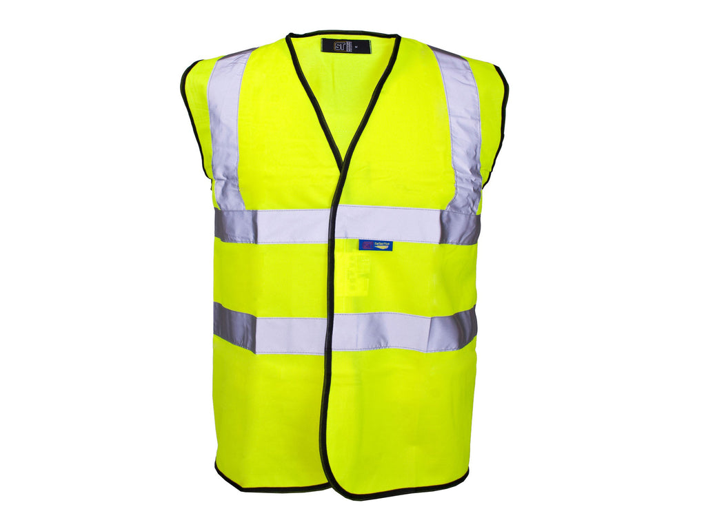 Yellow high visibility waistcoat size xl